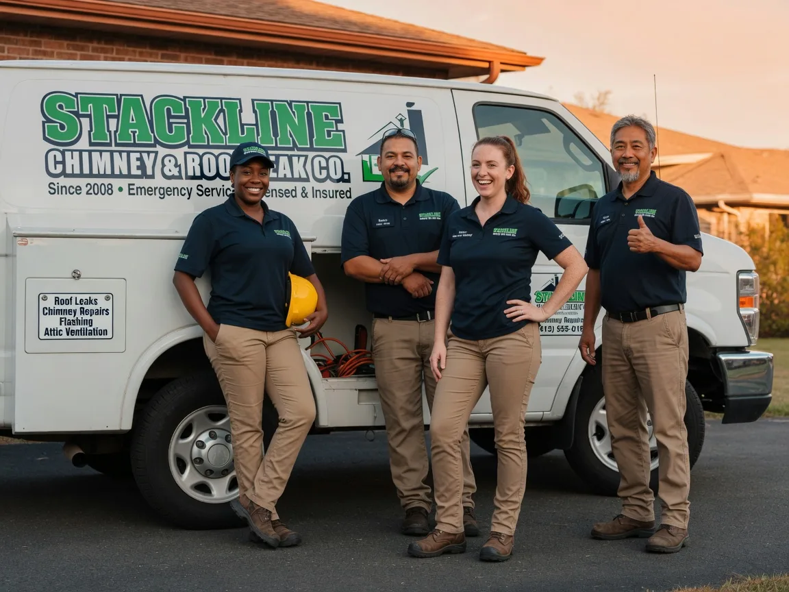 Chimney flashing repair company in Williamsport, OH